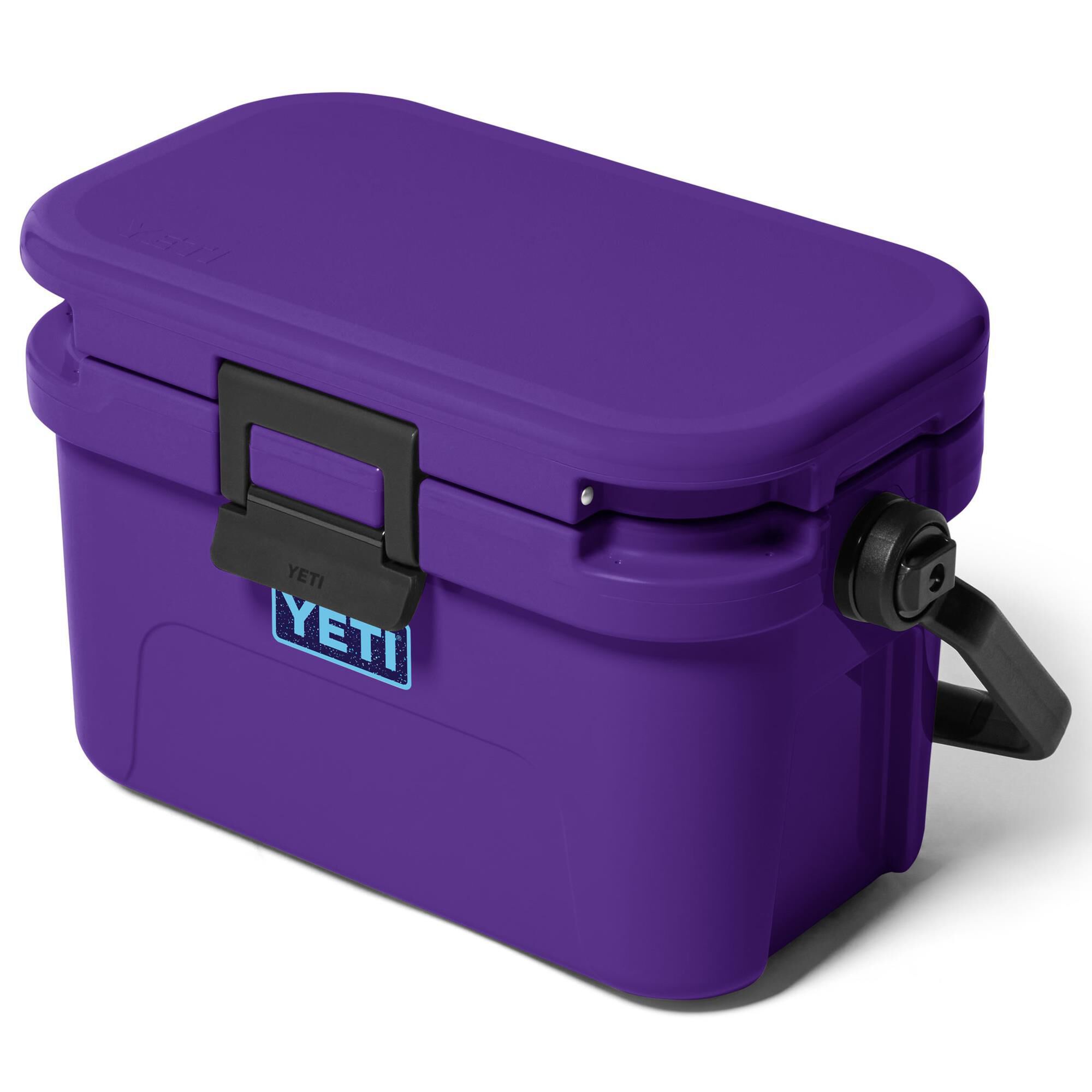 YETI Roadie 8 Hard Cooler in Pace Purple and Blue