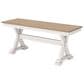 Ashley Purlaney Large Dining Bench in Antique White and Natural, , large