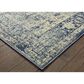 Oriental Weavers Pandora 70E 9"10" x 12"10" Ivory and Blue Area Rug, , large