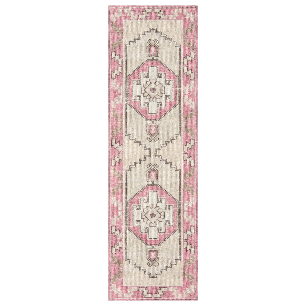 Momeni Anatolia ANA-2 2"3" x 7"6" Pink Runner, , large