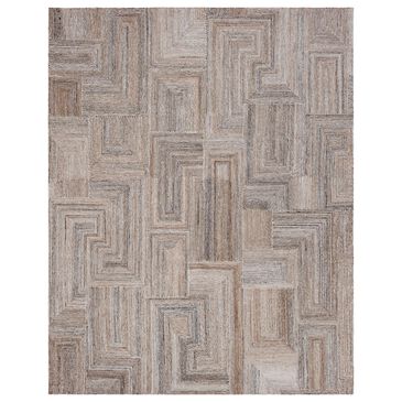 Karastan Forsyth Park Cloverdale Beige Steel 5"3" x 7"10" Area Rug, , large