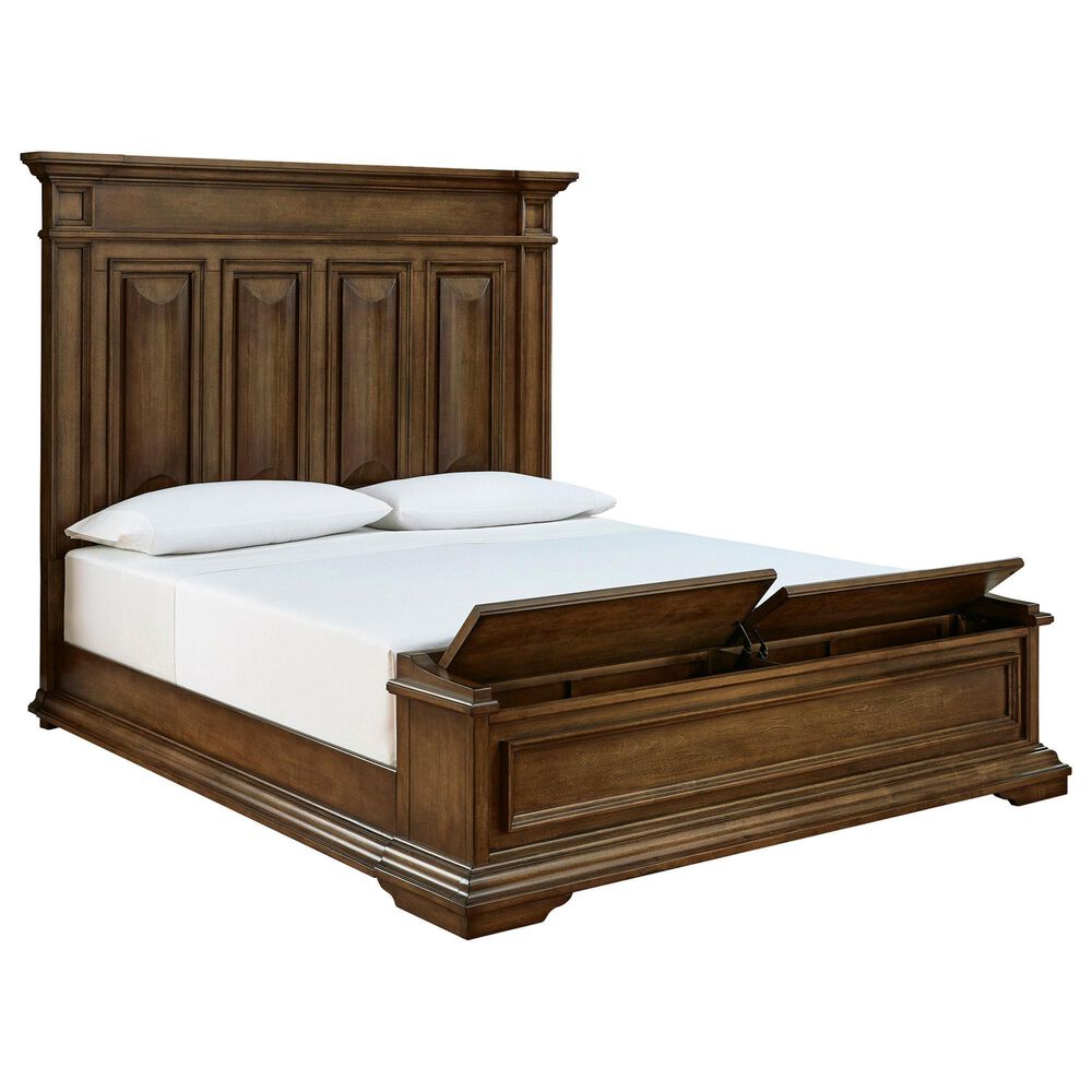Millenium Frantanna King Panel Storage Bed in Brown, , large