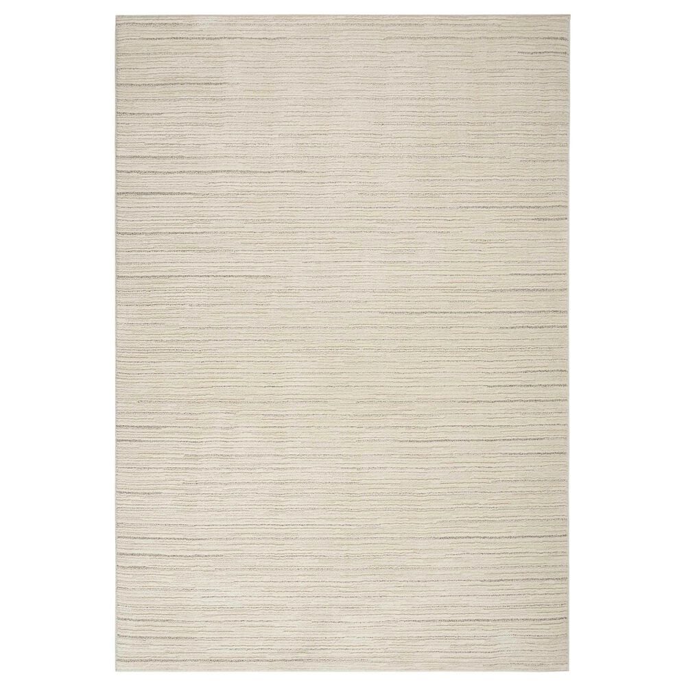 Nourison Andes AND01 5"3" x 7"3" Ivory and Grey Area Rug, , large