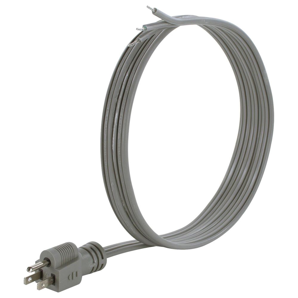 Petra Industries Inc 15-Amp Grounded Straight Plug Head Power Supply Cord, 6ft;, , large