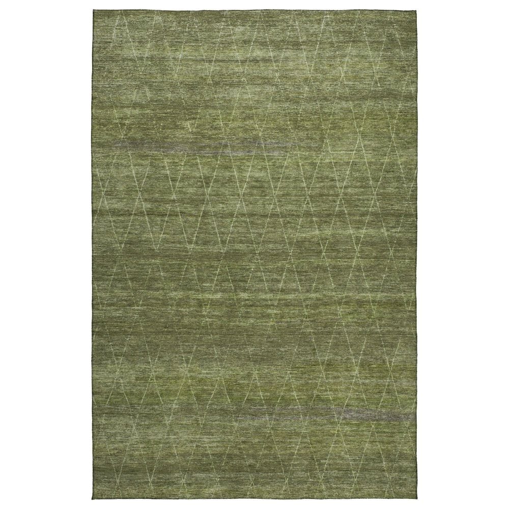 Dalyn Rug Company Burano BU3 9" x 12" Olive Indoor/Outdoor Area Rug, , large