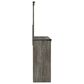 Ashley Frandern 5-Piece Twin Bookcase Storage Bedroom Set in Rustic Warm Gray, , large