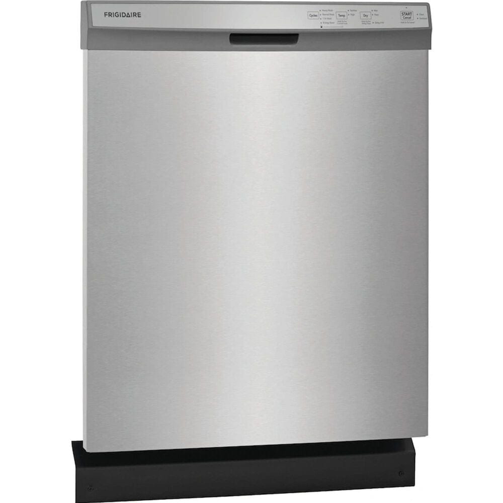 Frigidaire 3 Piece Kitchen Set with 36-inch Standard Depth Side-by-Side Refrigerator, 30-inch Electric Range, and 24-inch Built-In Dishwasher in Stainless Steel, , large