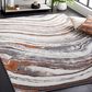 Safavieh Cyrus Shag CYR134F CYRUS SHAG 3" x 5" Grey and Rust Area Rug, , large