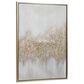 CosmoLiving by Cosmopolitan 40" x 30" Abstract Wall Art in Silver, White, Gold and Gray, , large