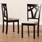 Baxton Studio Sylvia Side Chair in Espresso Brown (Set of 2), , large
