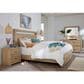 Riva Ridge Modern Loft 4-Piece Queen Storage Bedroom Set in Khaki, , large