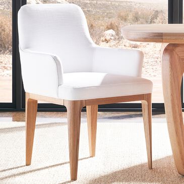Vanguard Furniture Form Stocked Arm Chair with Teeters Snow Cushion in Wheat, , large