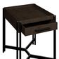 Golden Wave Furniture Huron Chairside Table in Dark Brown and Black, , large