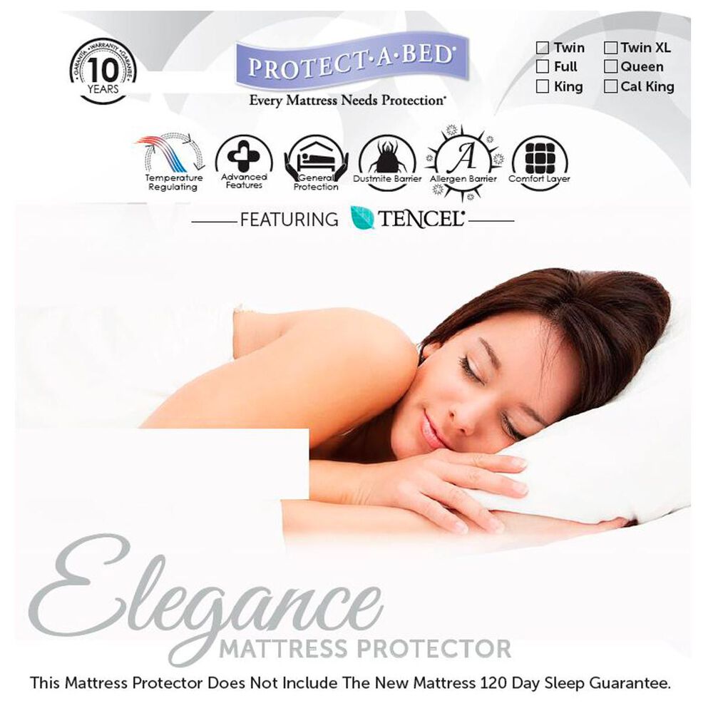 Protect A Bed Elegance Full Mattress Pad, , large