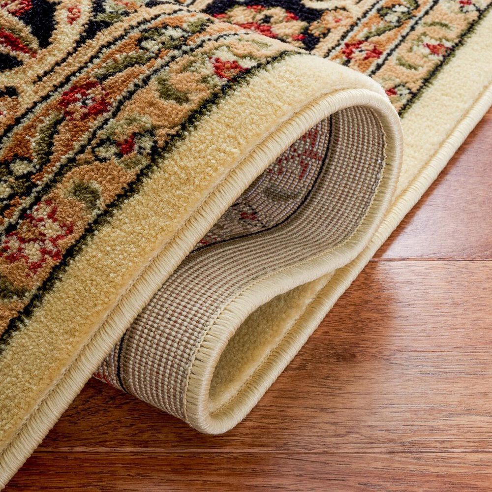 Safavieh Lyndhurst 2&#39;3&quot; x 8&#39; Beige and Black Runner, , large