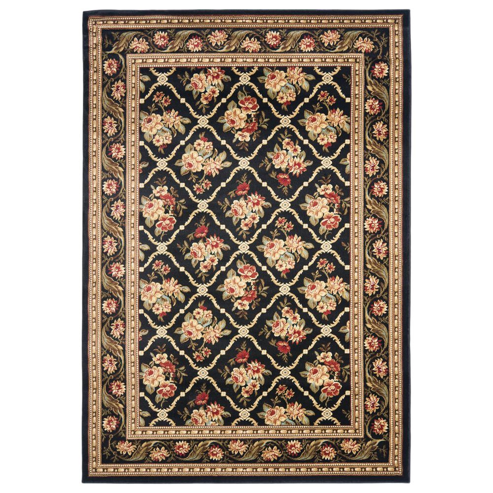 Safavieh Lyndhurst 5"3" x 7"6" Black Area Rug, , large
