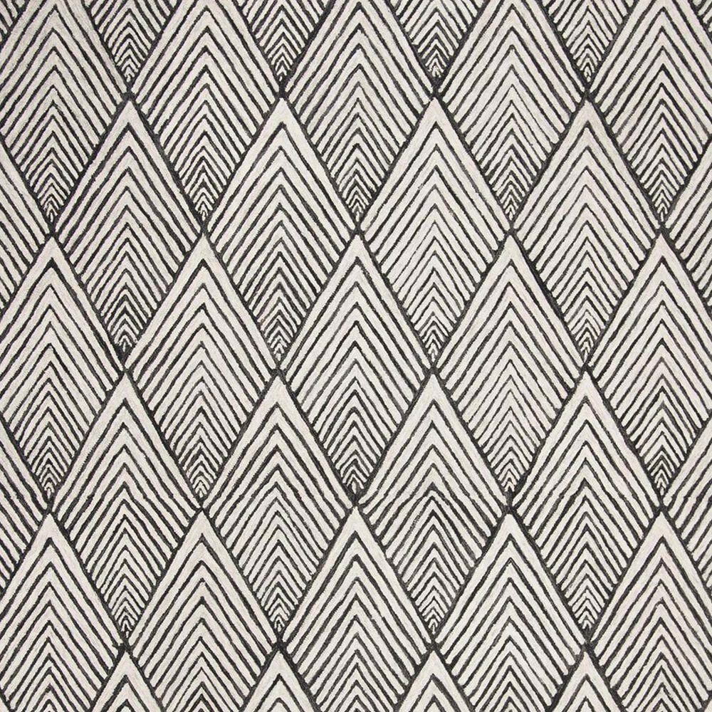 Safavieh Micro-Loop MLP151H 9&#39; x 12&#39; Charcoal and Ivory Area Rug, , large