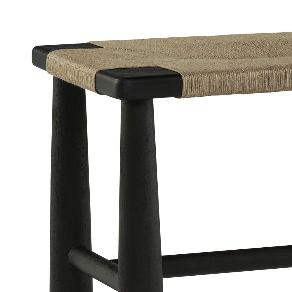 Ashley Acerman Accent Bench in Black and Natural, , large