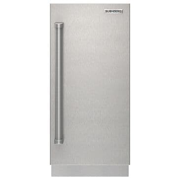 Sub-Zero 15.25" Right Hinge Door Panel with Pro Handle in Stainless Steel, , large