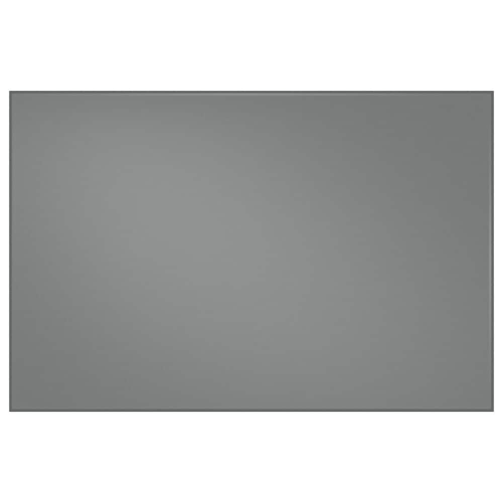 Samsung Bespoke 3-Door French Door Refrigerator Bottom Panel in Matte Grey Glass, , large