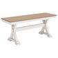 Ashley Purlaney Large Dining Bench in Antique White and Natural, , large