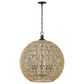Golden Lighting Florence 5-Light Pendant in Matte Black, , large