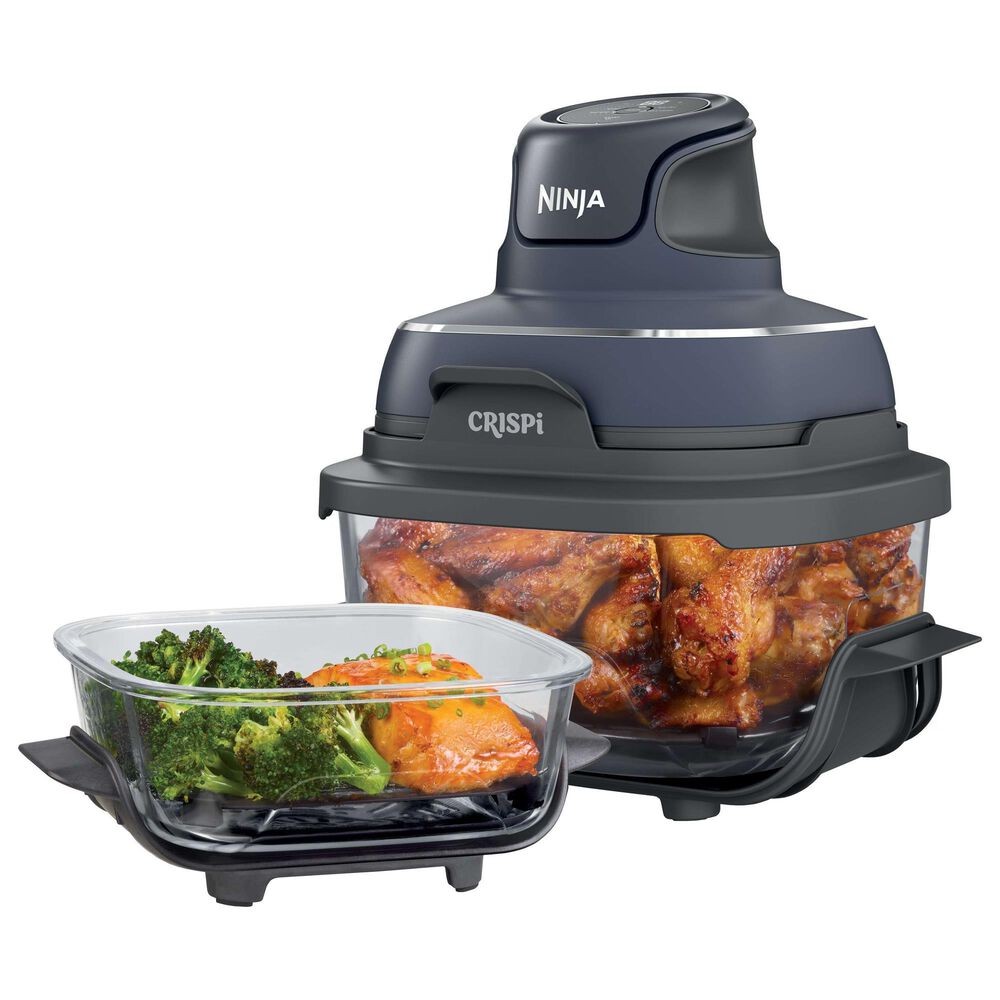 Shark Crispi 4-In-1 Portable Glass Air Fryer Cooking System in Cyberspace, , large