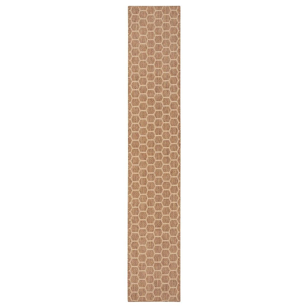 Nourison Twist Reversible 2"2" x 10" Natural Indoor/Outdoor Runner, , large