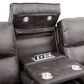 Oxford Furniture 2-Piece Power Reclining Living Room Set in Cowboy Granite, , large