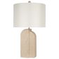 Classy Art Wholesalers Sculpted Sandstone Ceramic Table Lamp in Natural Rock, , large