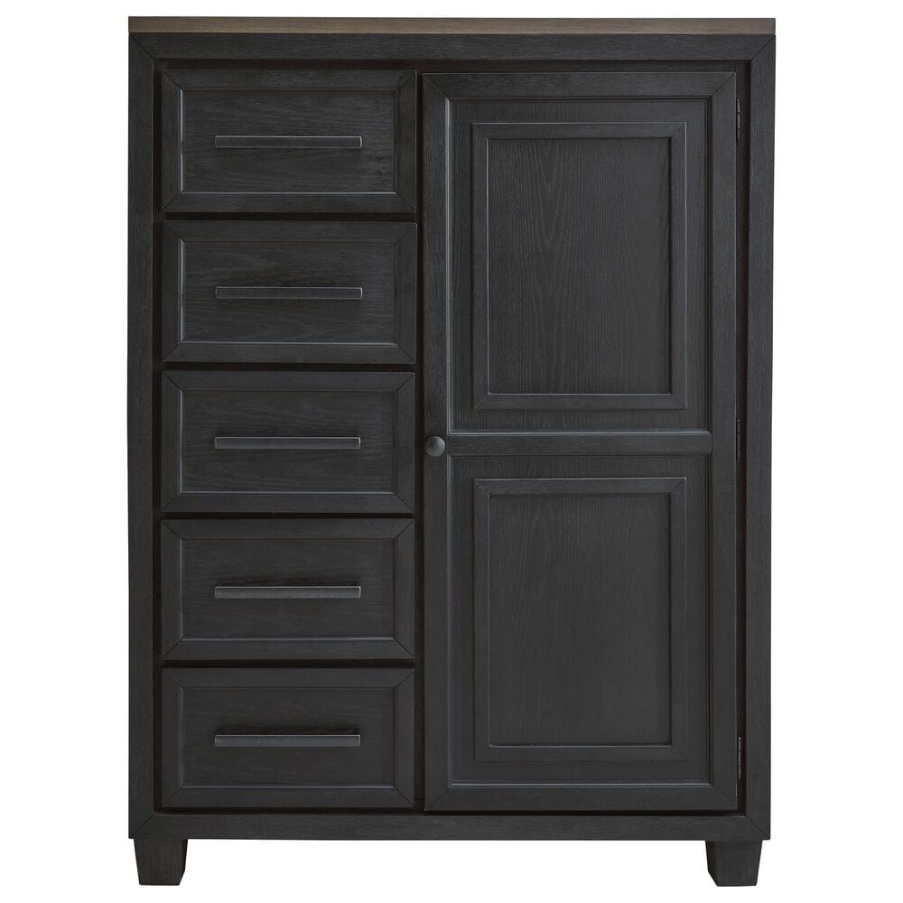 Millenium Foyland 5-Piece King Bedroom Set in Black and Brown, , large