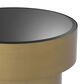 Eichholtz Sinclair Side Table in Brushed Brass and Black, , large
