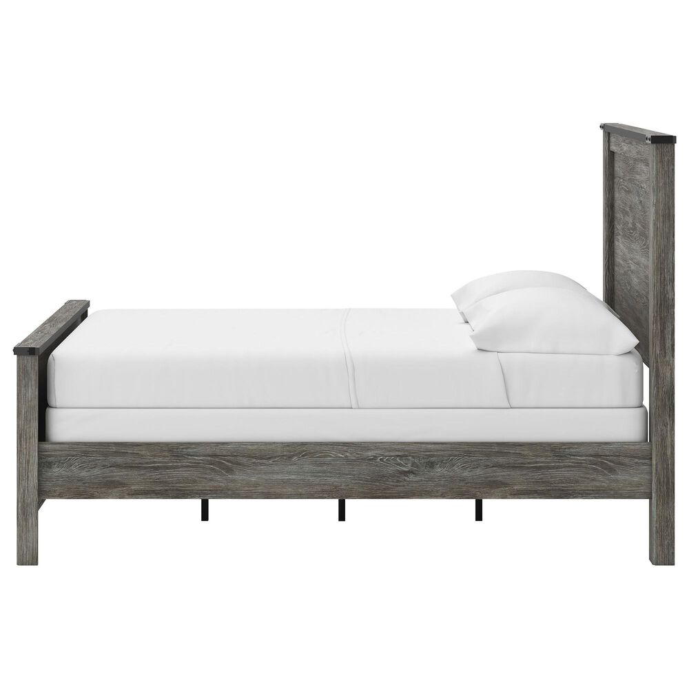 Ashley Frandern Full Panel Bed in Black and Warm Gray, , large