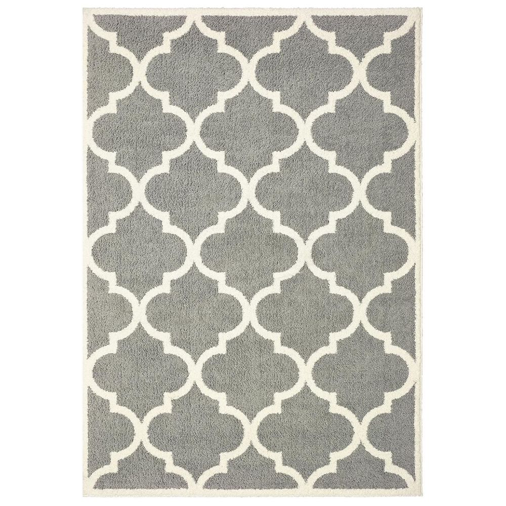 Oriental Weavers Verona 529H6 2"3" x 7"6" Grey and Ivory Runner, , large