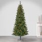 The Gerson Company 7.5" Pre-Lit Baxter Pine Christmas Tree in Green, , large