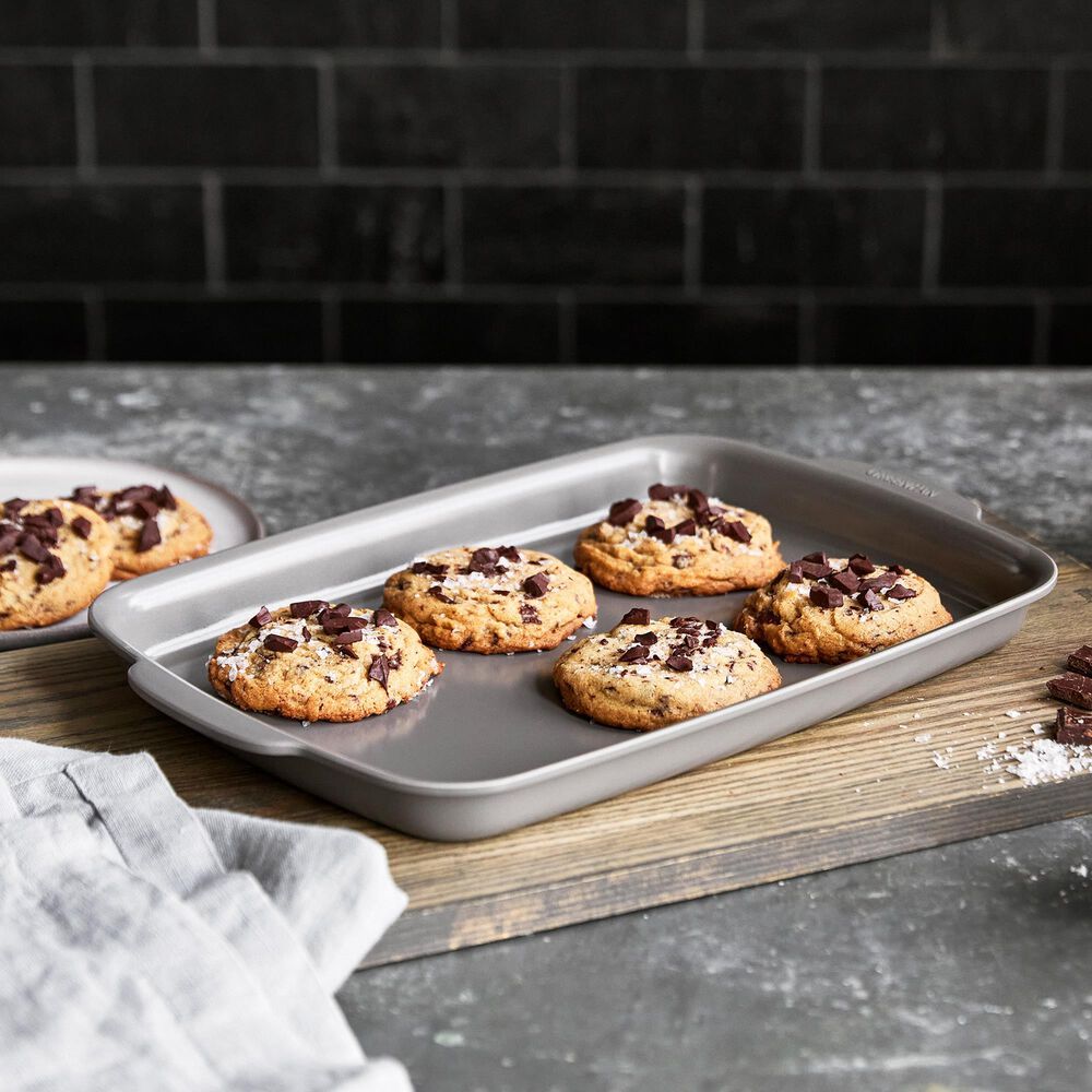 Green Pan Premiere Ovenware 13" x 9" Quarter Sheet Pan in Gray, , large
