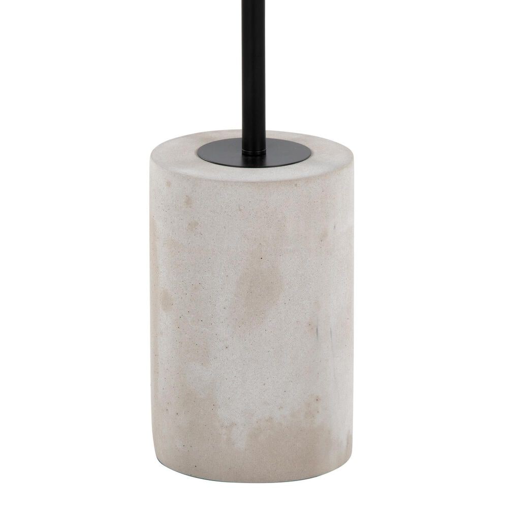 Lumisource Symbol Side Table in Concrete and Black Steel, , large