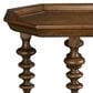 Hekman Fairfax Octagon End Table in Chestnut Brown and Black, , large