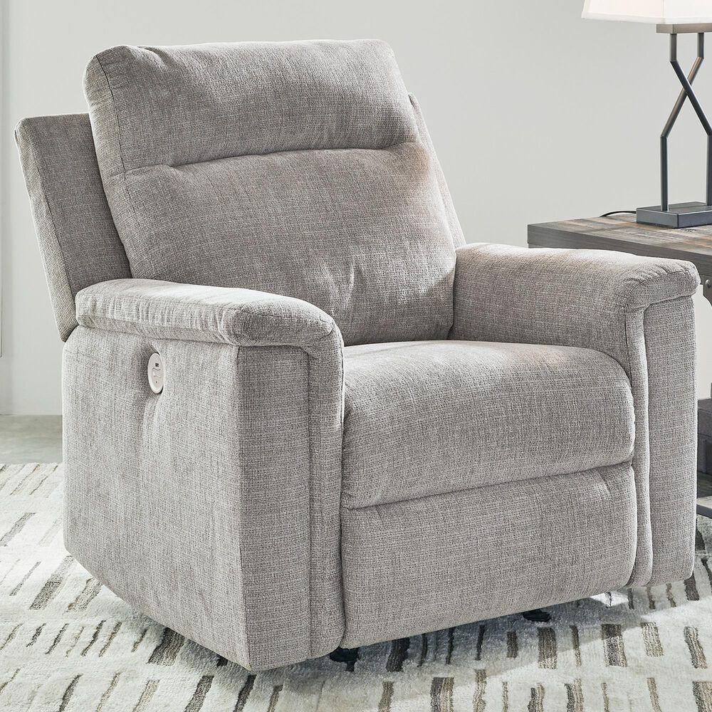 Ashley Barnsana Power Recliner in Ash, , large