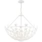Savoy House Birch 6 Light Pendant in Bisque White, , large