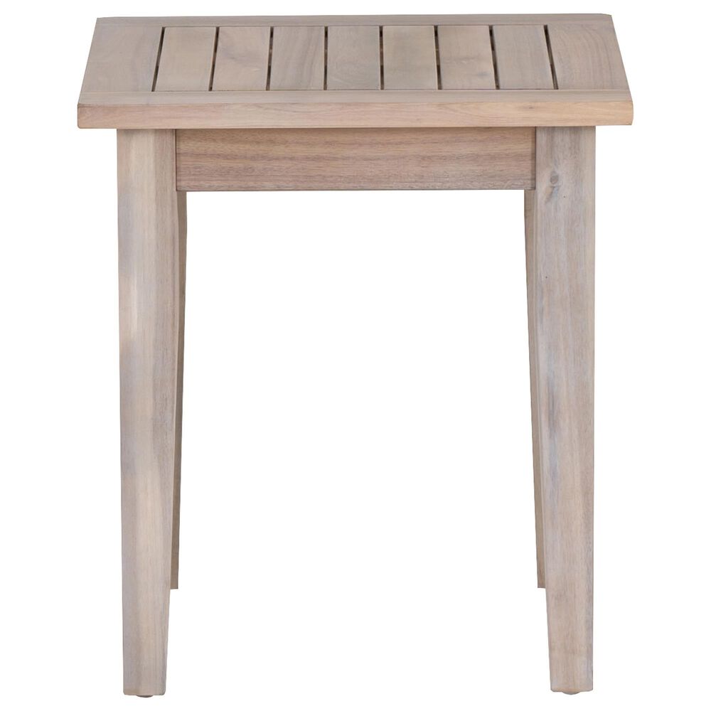 Linon Home Decor Teagon Square Side Table in Natural, , large