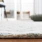 Safavieh Micro-Loop Damask 2"3" x 8" Ivory and Grey Runner, , large