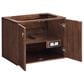 James Martin Vanities Amberly 30" Single Bathroom Vanity in Mid-Century Walnut with 3 cm Lime Delight Quartz Top and Rectangular Sink, , large