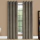 Monarch Specialties 52" x 84" Curtain Panel in Taupe (Set of 2), , large