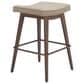Zuo Modern Divat Counter Stool in Beige & Walnut, , large