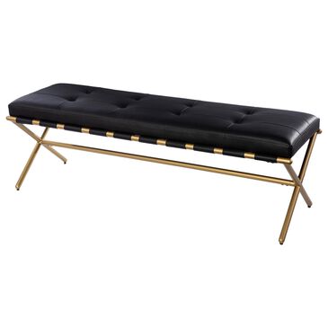 Southern Enterprises Clairvoix Bench in Gold, , large