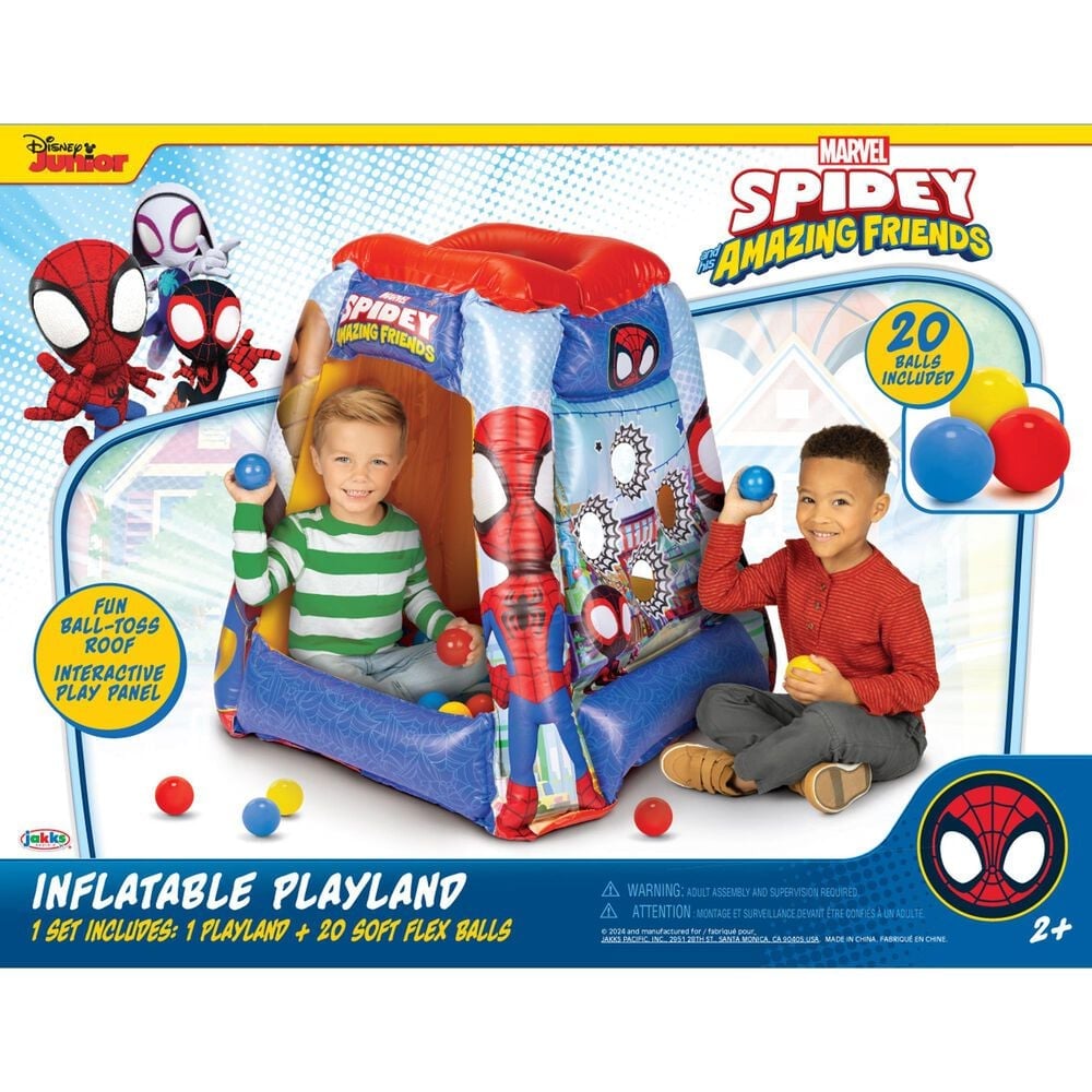 Disney Spidey and His Amazing Friends - Inflatable Playland with 20-Ball, , large