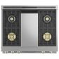 Monogram 36" Dual-Fuel Professional Range with 4 Burners and Griddle in Stainless Steel, , large