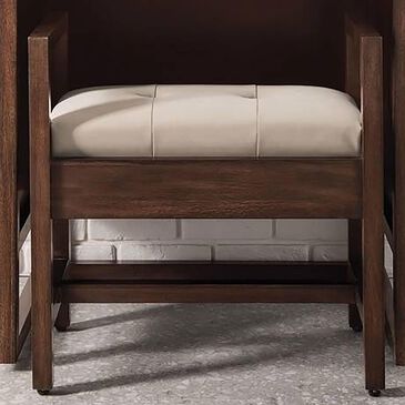 James Martin Vanities Addison 24.5" Upholstered Bench in Mid Century Acacia, , large