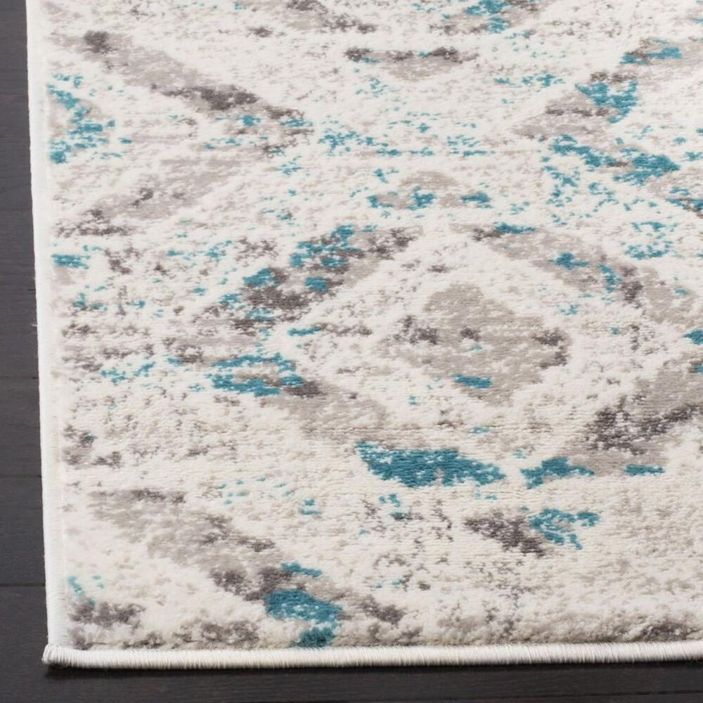 Safavieh Skyler SKY190D 2&#39; x 12&#39; Ivory and Blue Runner, , large